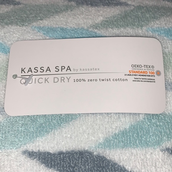 KASSA SPA Bath Kassa Spa By Kassatex 0 Cotton Towel Set 8piece